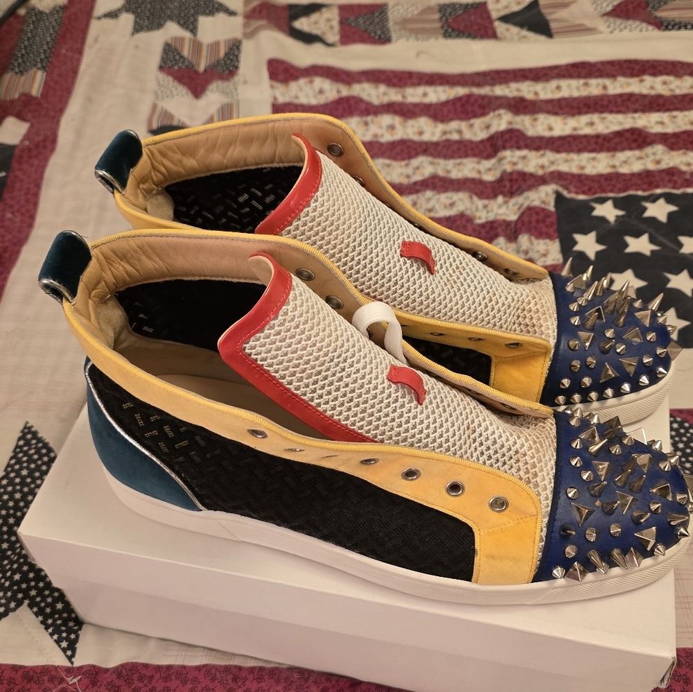 Christian Louboutin Spiked High Tops